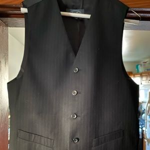 COPY - Black pinstripe vest